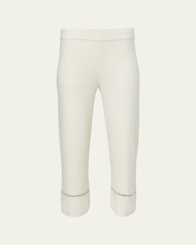 CozyChic Lite Contrast-Stitch Cropped Pants